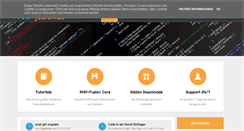 Desktop Screenshot of php-fusion.at