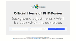 Desktop Screenshot of php-fusion.co.uk