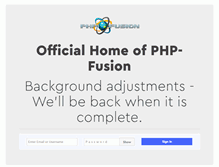 Tablet Screenshot of php-fusion.co.uk
